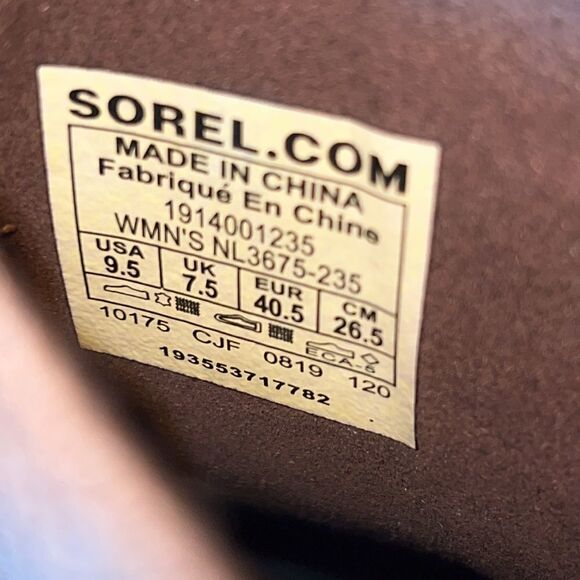 NWT Sorel Joan Of Artic Il Orange Suede Leather
Wedge Chelsea Boot 9.5 - Picture 10 of 11